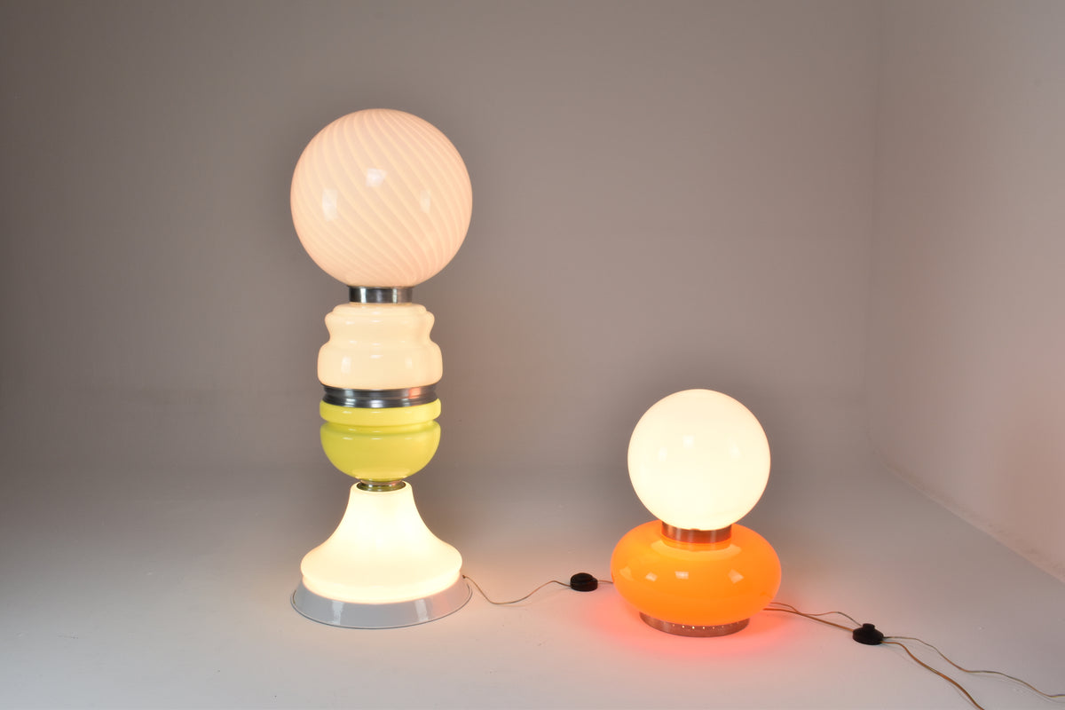 Shop Italian Vintage Murano Orange Boule Table Lamp By Carlo Nason, 1960-70s - Spirit Gallery Vintage Furniture