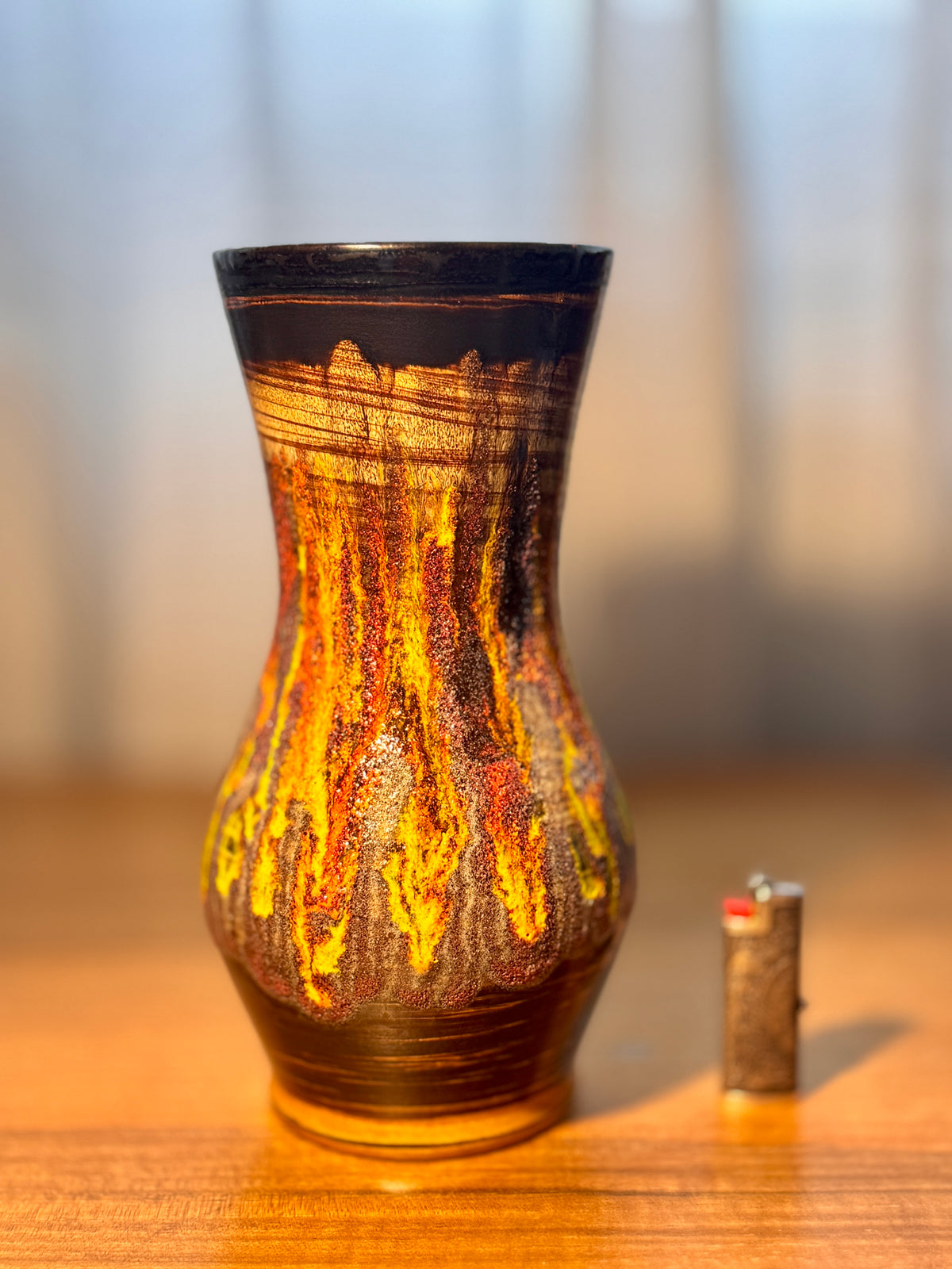 Shop French Ceramic Vase by St.Clément, 1970s–1979s - Spirit Gallery Vintage Furniture