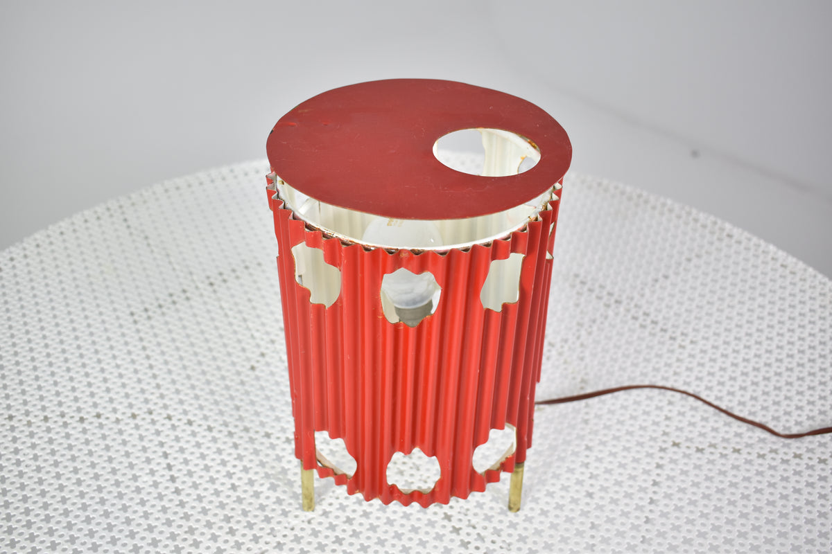 French 'Java' Table Lamps by Mathieu Matégot, 1953s