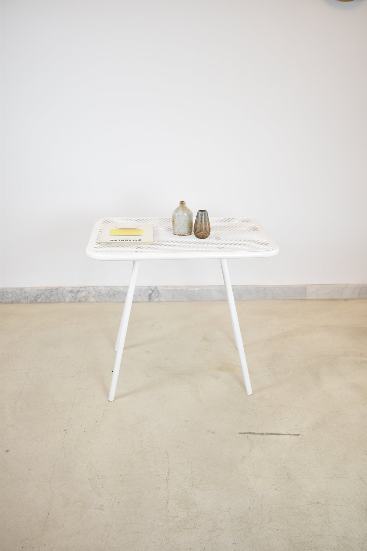 Shop French 'Radar' Metal Garden Table by Rene Malaval, 1940s-1950s - Spirit Gallery Vintage Furniture