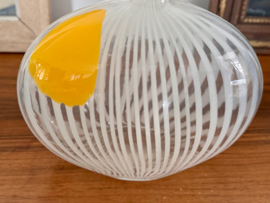 Murano Filigrana 'Pillow' Vase Attributed to Dino Martens, 1950s–60s