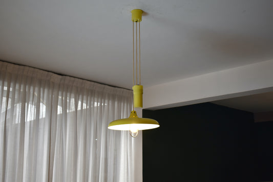 1950's Italian Mid-Century Adjustable Pendant by Stilux - Spirit Gallery