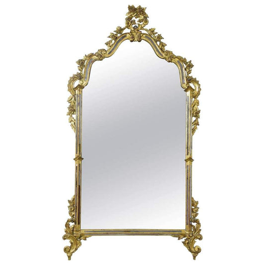 19th Century, Italian Giltwood Mirror - Spirit Gallery
