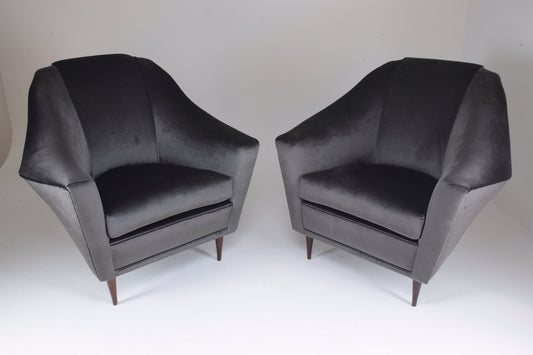 20th Century Ico Parisi Armchairs for Ariberto Colombo, Set of Two, 1950s - Spirit Gallery