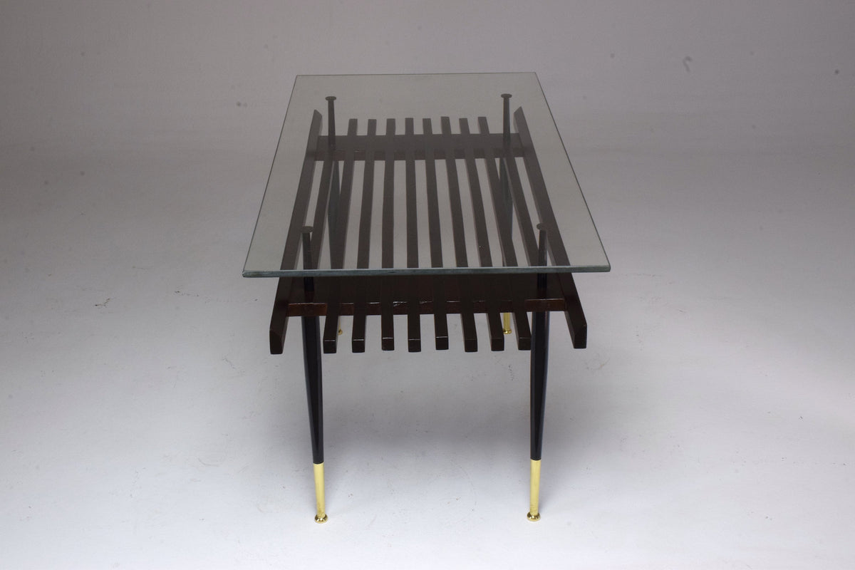 20th Century Italian Glass Coffee Table, 1950s - Spirit Gallery