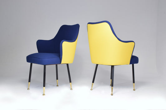 1950s Pair of Midcentury Armchairs Attributed to Gastone Rinaldi - Spirit Gallery
