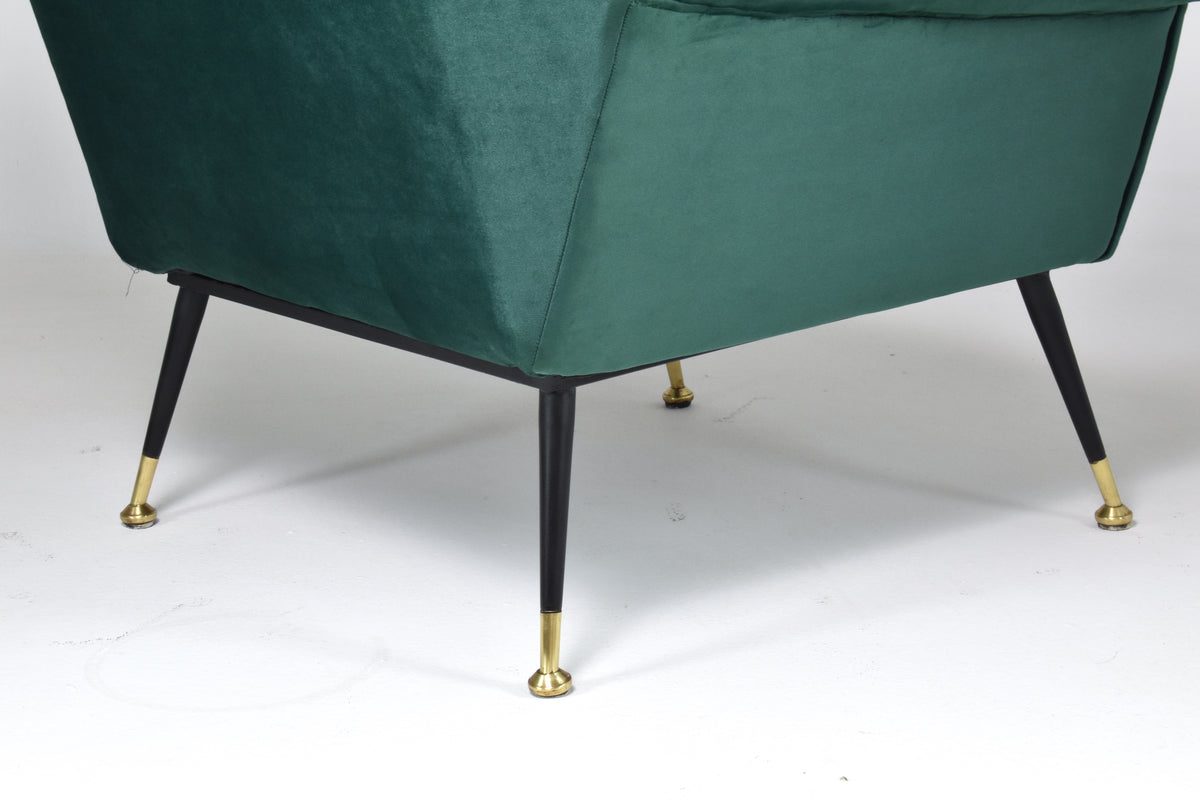 1950's Italian Restored Mid-Century Armchair - Spirit Gallery