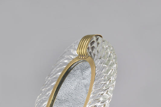 1950's Murano Vanity Mirror by Carlo Scarpa for Venini - Spirit Gallery