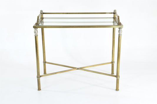 French Brass Desk, 1970's - Spirit Gallery