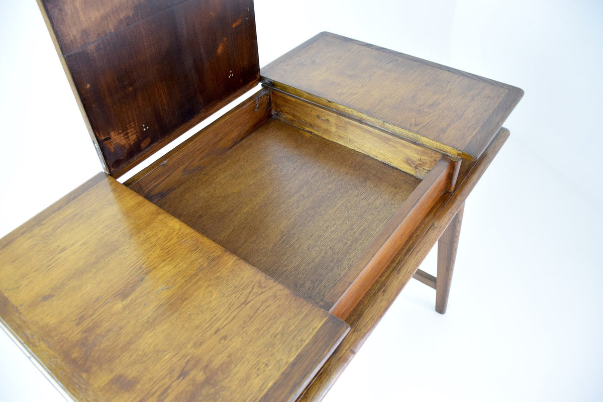 French Mid-Century Flip Top Desk, 1950-1960 - Spirit Gallery