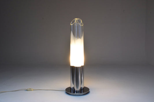 Italian Space Age Chrome Three-Light Lamp by Goffredo Reggiani, 1960's - Spirit Gallery