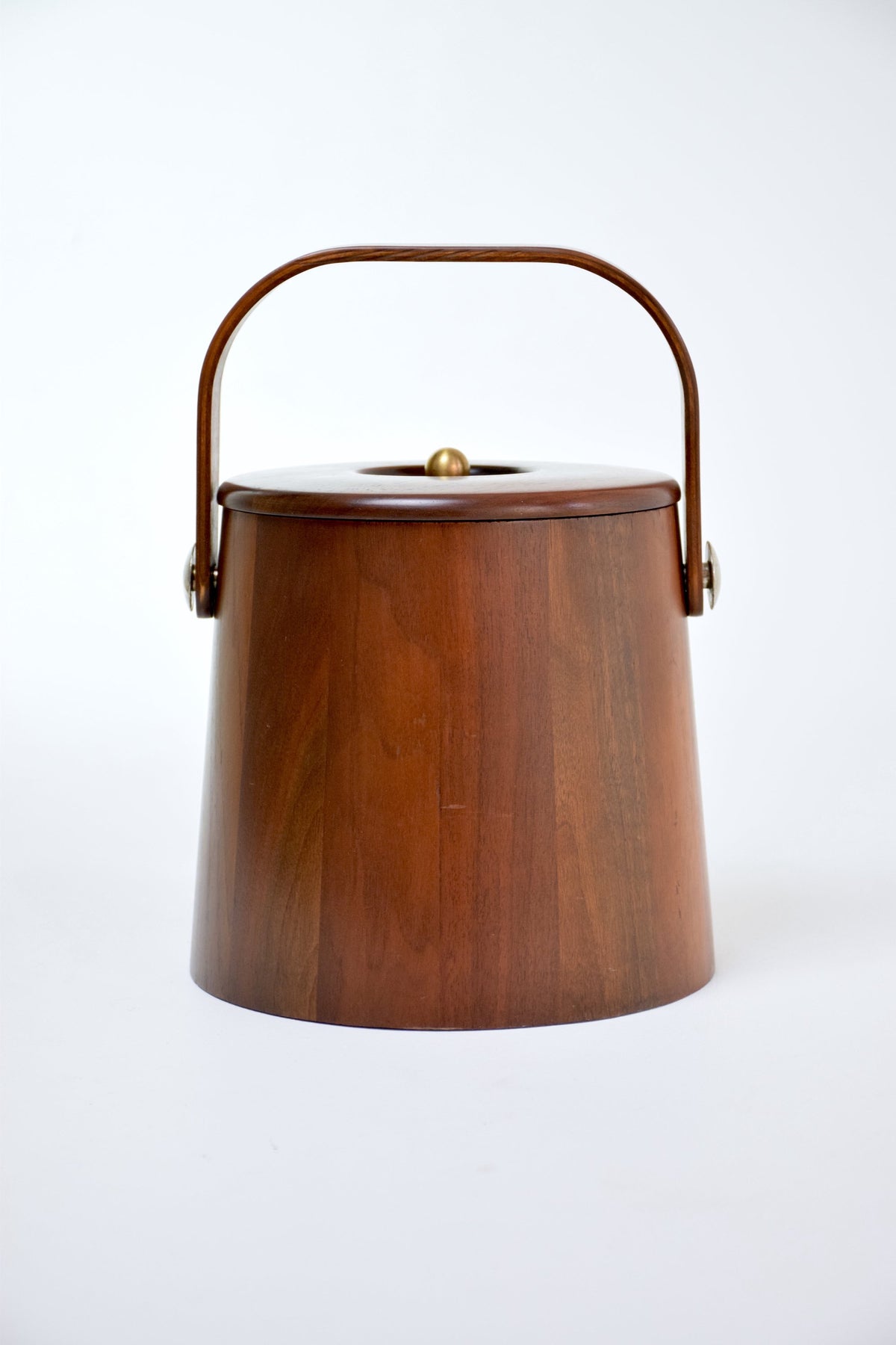 Mid-Century Danish Teak Ice Bucket, 1960s - Spirit Gallery