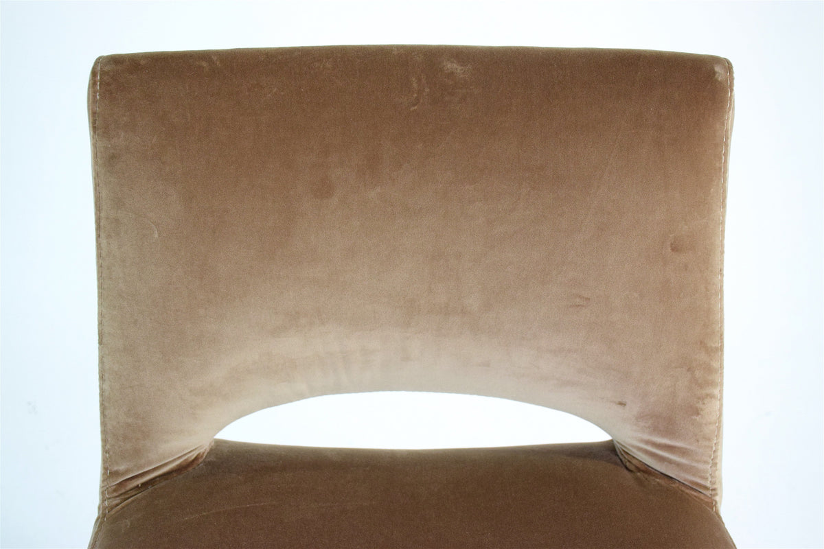 Velvet Tulip Chair, France, 1970's - Spirit Gallery