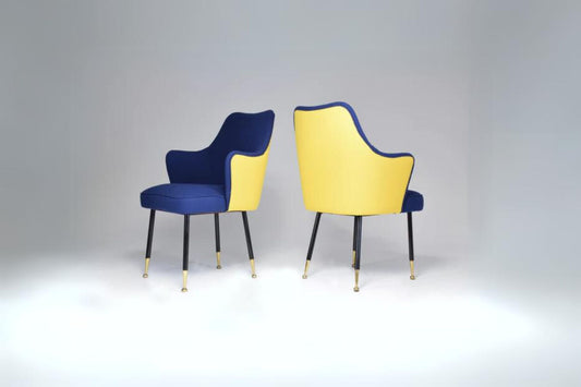 1950s Pair of Midcentury Armchairs Attributed to Gastone Rinaldi
