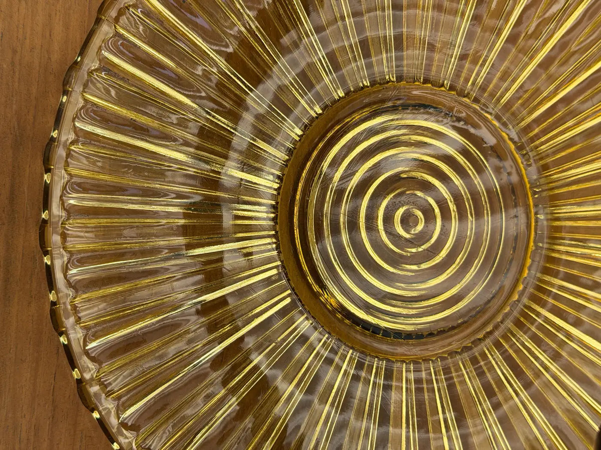 Centre de table vintage en bois de style Art déco français des années 1930