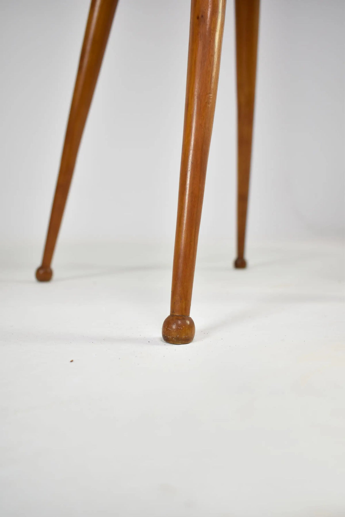 Shop Vintage Italian Scalloped Cherry Side Table Attributed to Paolo Buffa, 1950s - Spirit Gallery Vintage Furniture