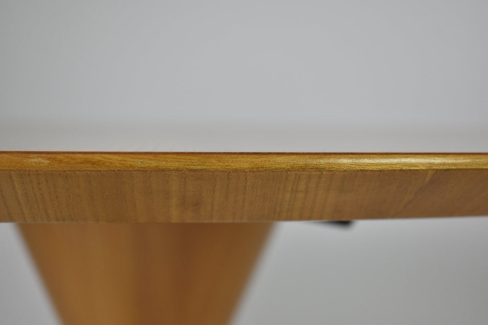 Vintage Italian Round Dining Table Attributed to Melchiorre Bega, 1950s