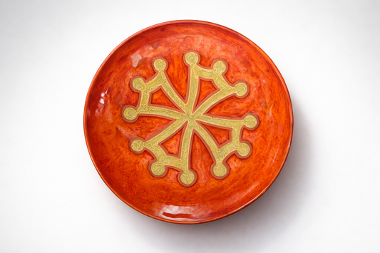 Shop Ceramic Vallauris Wall Plate by Paul Azema, France, 1960–1970 - Spirit Gallery Vintage Furniture