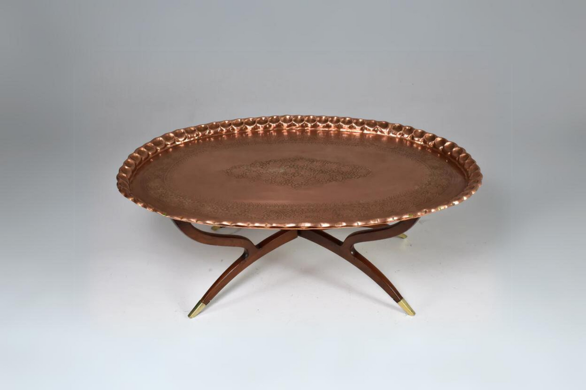 Shop 1960's Moorish Foldable Tray Table - Spirit Gallery Vintage Furniture