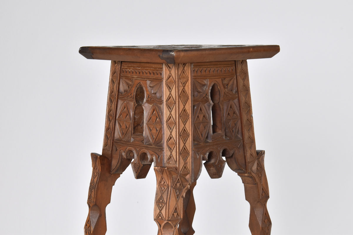 Shop Exquisite Pair of 1930's Moorish Pedestal tables - Spirit Gallery Vintage Furniture