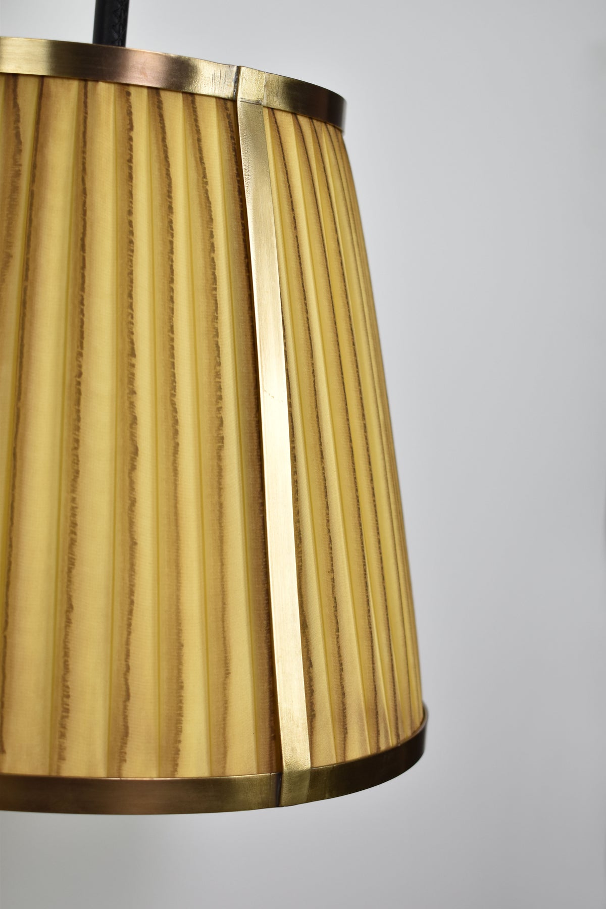 Shop Caeli-W4 Brass and Fabric Sconce, JAS - Spirit Gallery Vintage Furniture