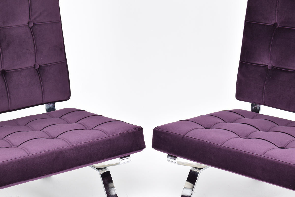 Shop Pair of Italian Mid-Century Dione Gastone Rinaldi Lounge Chairs, 1950's - Spirit Gallery Vintage Furniture