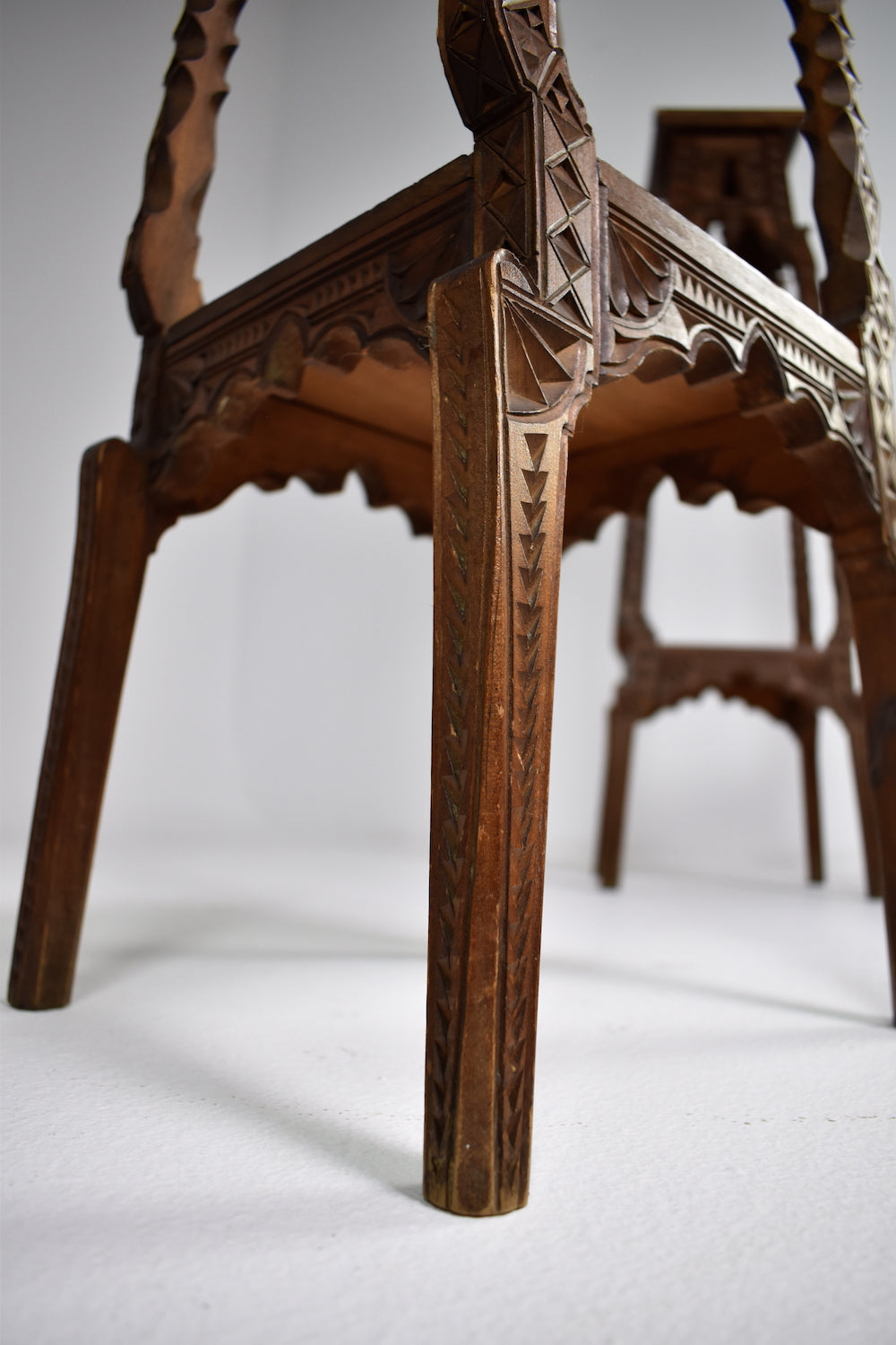 Shop Exquisite Pair of 1930's Moorish Pedestal tables - Spirit Gallery Vintage Furniture