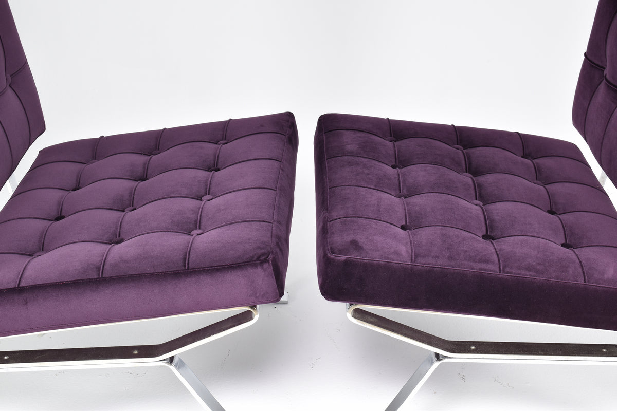 Shop Pair of Italian Mid-Century Dione Gastone Rinaldi Lounge Chairs, 1950's - Spirit Gallery Vintage Furniture