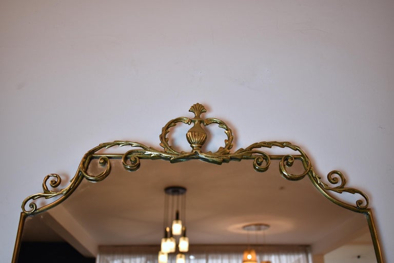 Shop 1950's Italian Brass Marble Console with Mirror - Spirit Gallery Vintage Furniture