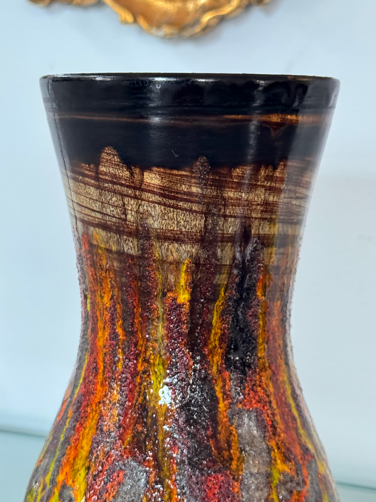 Shop French Ceramic Vase by St.Clément, 1970s–1979s - Spirit Gallery Vintage Furniture