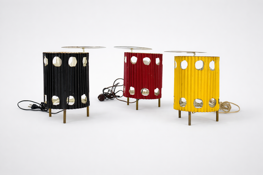 Shop French 'Java' Table Lamps by Mathieu Matégot, 1953s - Spirit Gallery Vintage Furniture
