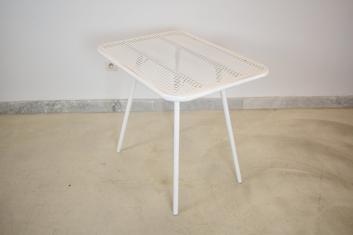 Shop French 'Radar' Metal Garden Table by Rene Malaval, 1940s-1950s - Spirit Gallery Vintage Furniture