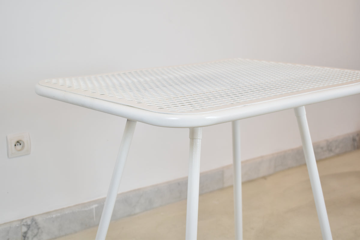 Shop French 'Radar' Metal Garden Table by Rene Malaval, 1940s-1950s - Spirit Gallery Vintage Furniture