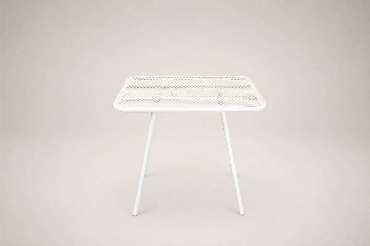 Shop French 'Radar' Metal Garden Table by Rene Malaval, 1940s-1950s - Spirit Gallery Vintage Furniture