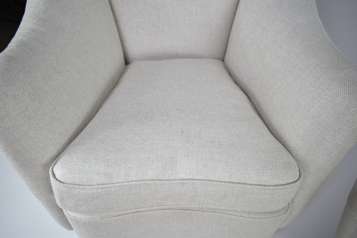 Shop Pair of Italian Lounge Chairs, ISA Bergamo, circa 1955–60 - Spirit Gallery Vintage Furniture