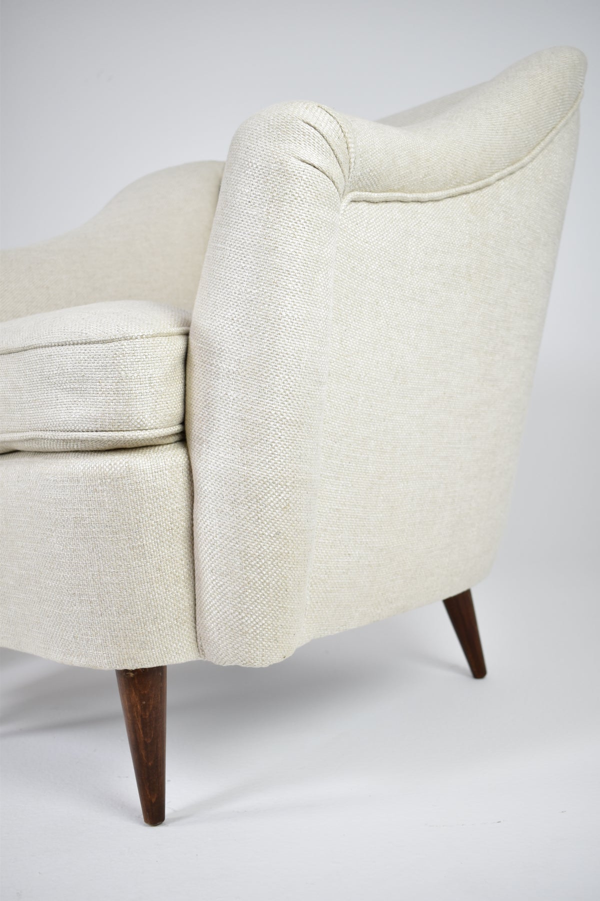 Shop Pair of Italian Lounge Chairs, ISA Bergamo, circa 1955–60 - Spirit Gallery Vintage Furniture
