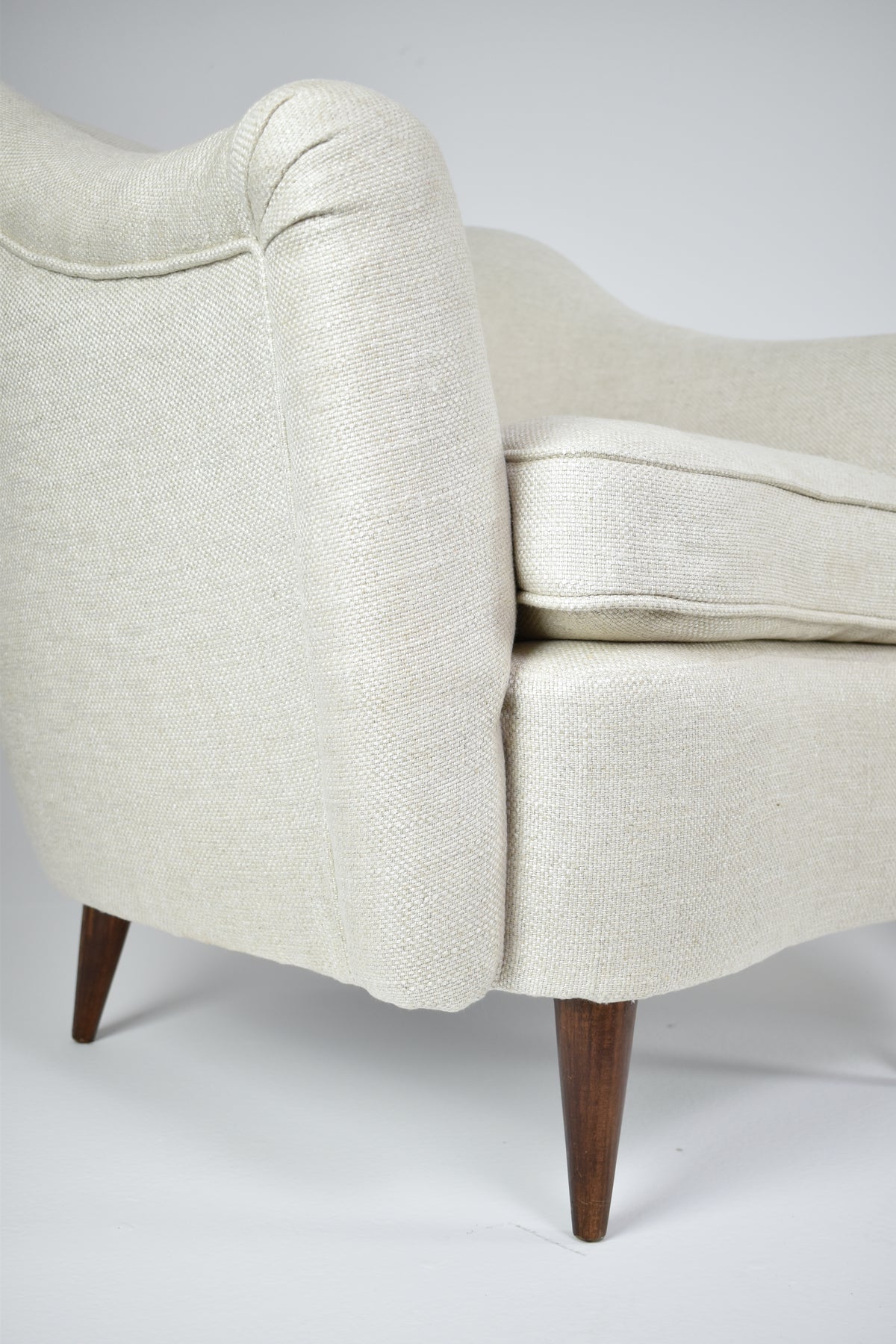 Shop Pair of Italian Lounge Chairs, ISA Bergamo, circa 1955–60 - Spirit Gallery Vintage Furniture