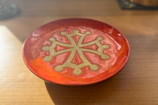 Shop Ceramic Vallauris Wall Plate by Paul Azema, France, 1960–1970 - Spirit Gallery Vintage Furniture