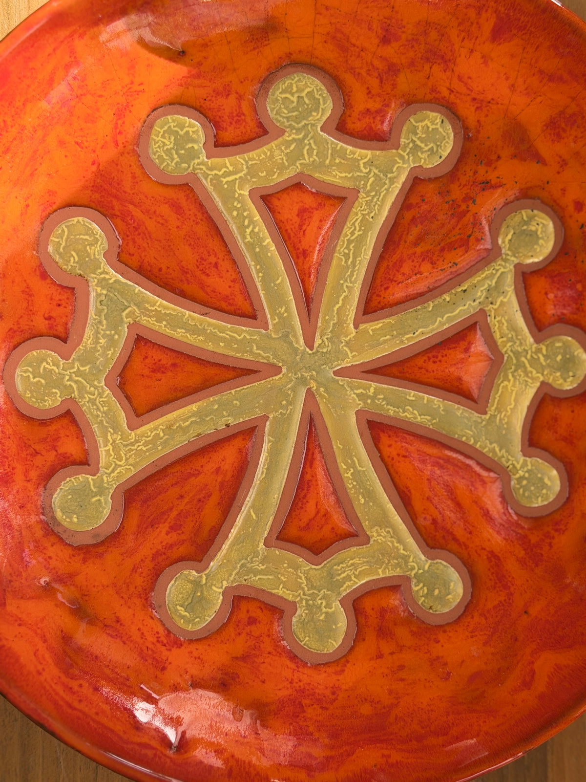 Shop Ceramic Vallauris Wall Plate by Paul Azema, France, 1960–1970 - Spirit Gallery Vintage Furniture
