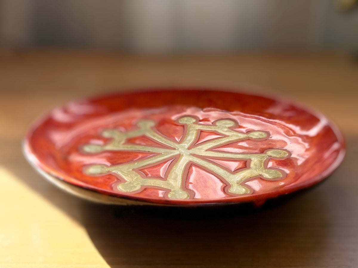 Shop Ceramic Vallauris Wall Plate by Paul Azema, France, 1960–1970 - Spirit Gallery Vintage Furniture