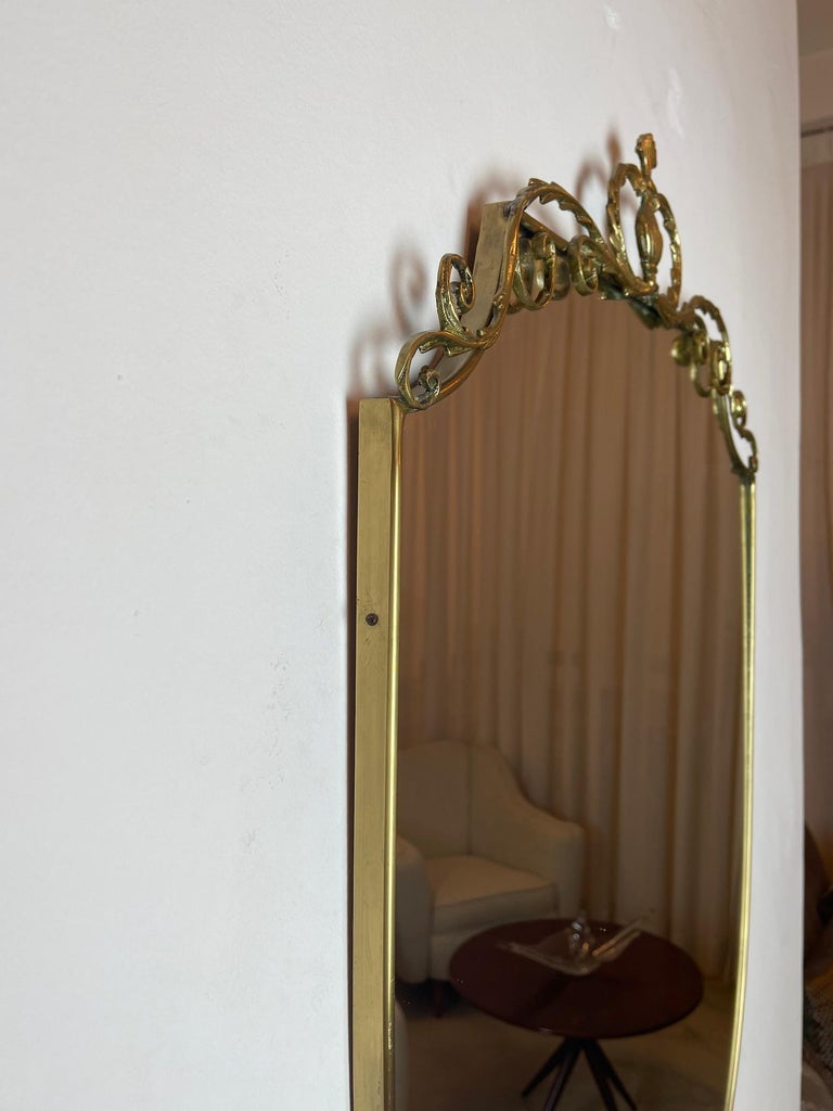 Shop 1950's Italian Brass Marble Console with Mirror - Spirit Gallery Vintage Furniture