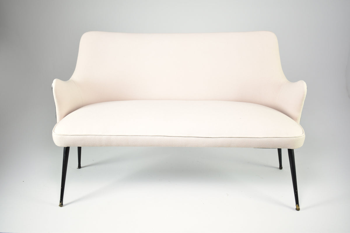 Shop Italian Two-Tone Velvet Sofa by Osvaldo Borsani, circa 1950 - Spirit Gallery Vintage Furniture