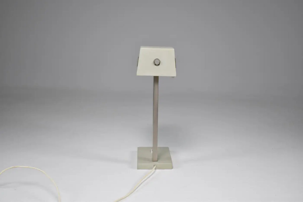Italian Mid-Century Grey Desk Lamp by Stilnovo, 1970s