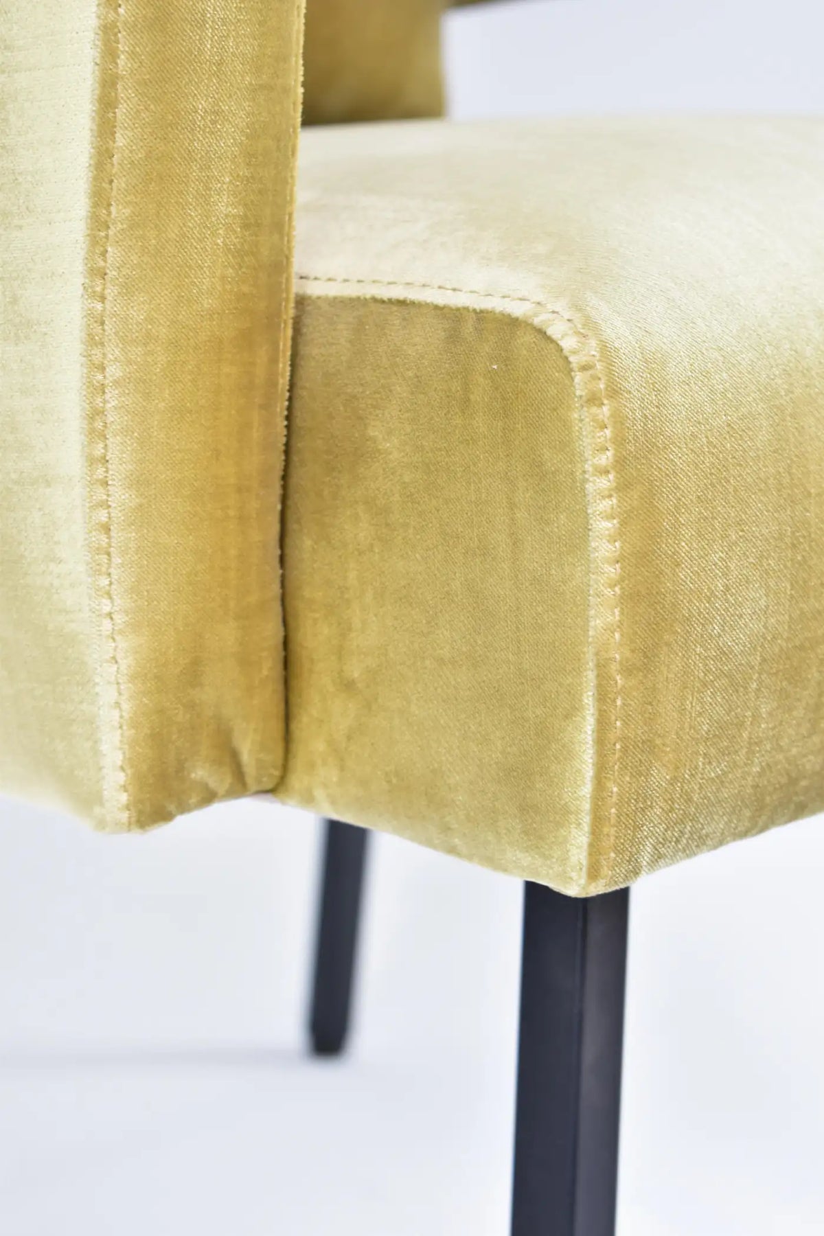 Jacques Adnet French Presidential Velvet Armchair, 1950s