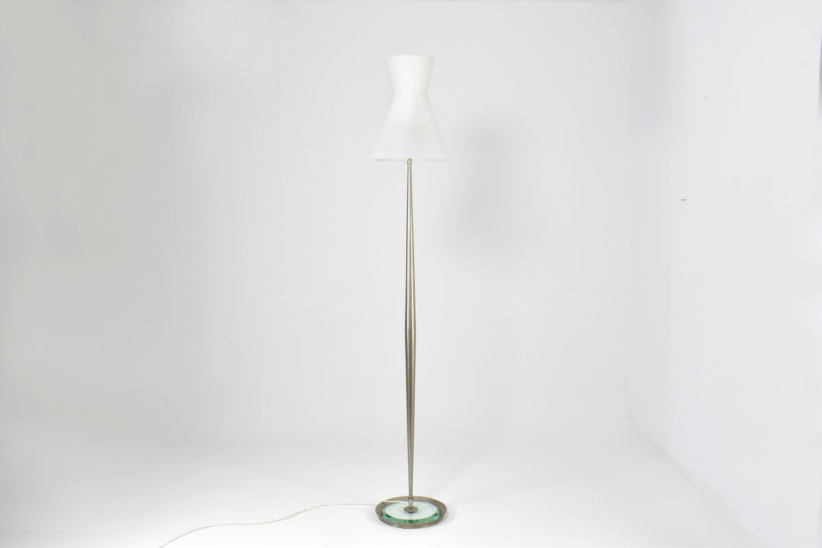 Shop Model 2156 Floor Lamp by Max Ingrand for Fontana Arte, Italy, 1950s - Spirit Gallery Vintage Furniture