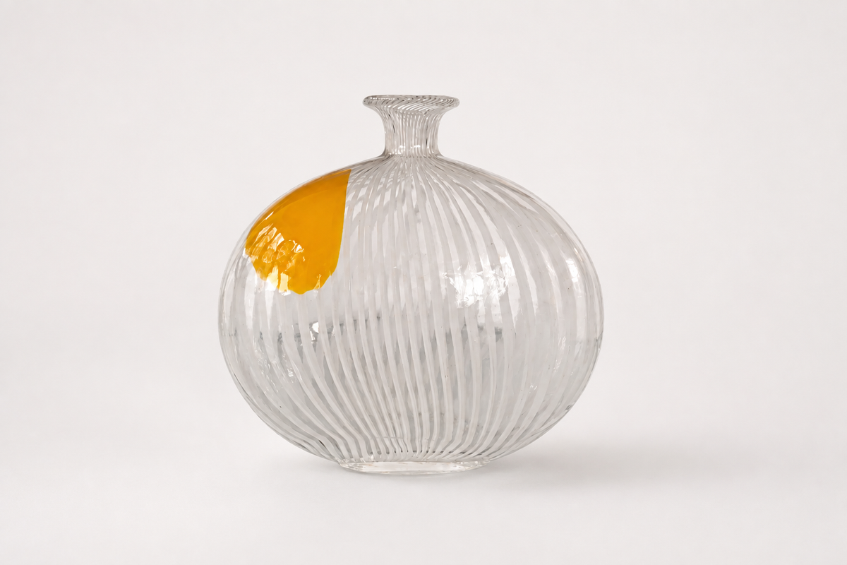 Murano Filigrana 'Pillow' Vase Attributed to Dino Martens, 1950s–60s
