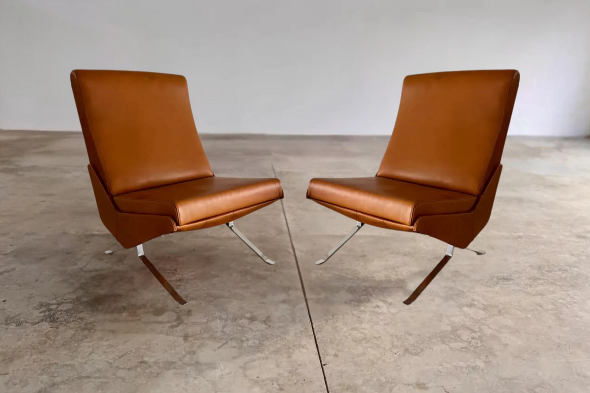 Pair of Troika Lounge Chairs by Pierre Guariche and Paul Geoffroy for Airborne