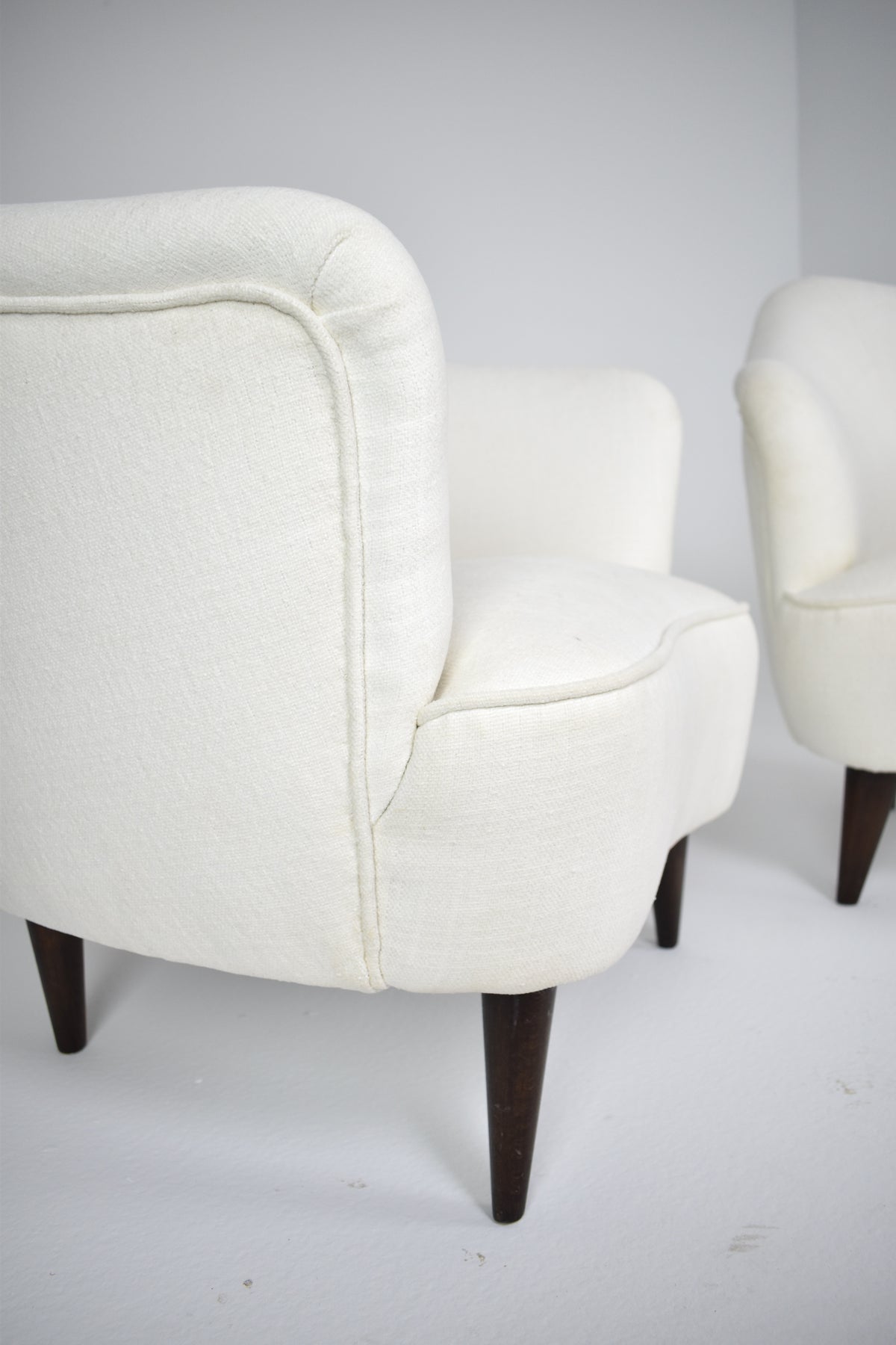 Shop Pair of Italian Armchairs by Gio Ponti for Casa e Giardino, circa 1950s - Spirit Gallery Vintage Furniture
