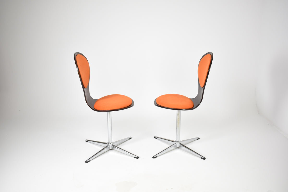 Pair of vintage chairs by Elmar Flötotto, Germany, 1960s