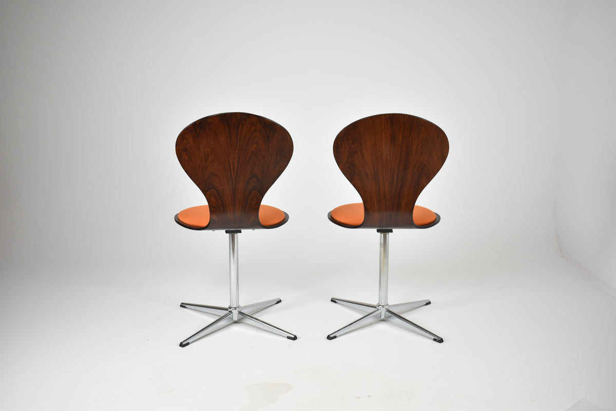 Pair of vintage chairs by Elmar Flötotto, Germany, 1960s